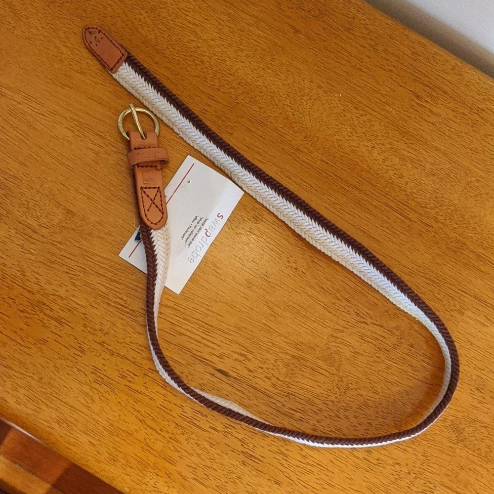 🫰🏼Knit Leather Sperry Belt